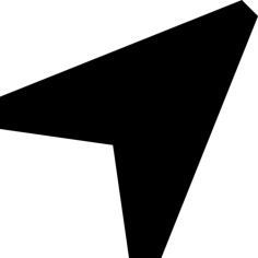 Location Arrow Sketch Style Svg Vector, Free Vectors File